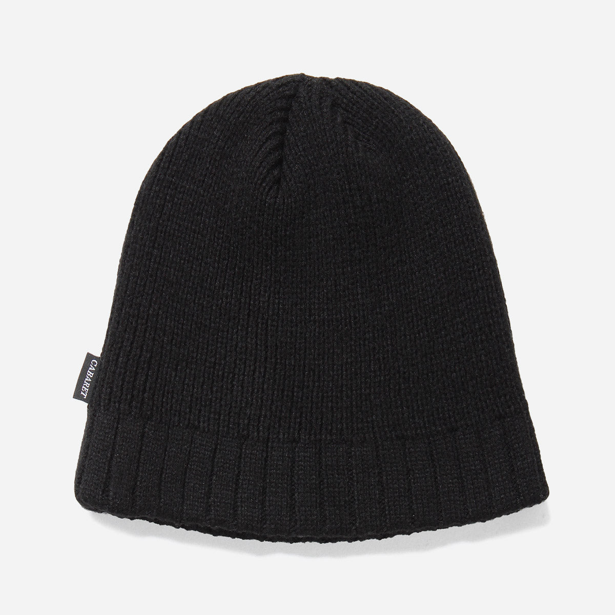 cabaret poval キャバレー ポバール Rib Beanie リブビーニー  made in japan 日本製 ブラック