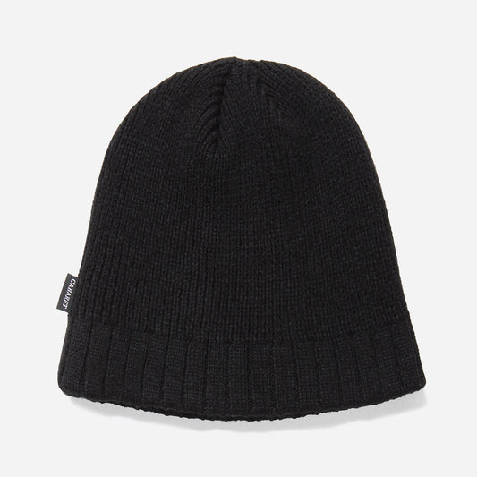 cabaret poval キャバレー ポバール Rib Beanie リブビーニー  made in japan 日本製 ブラック