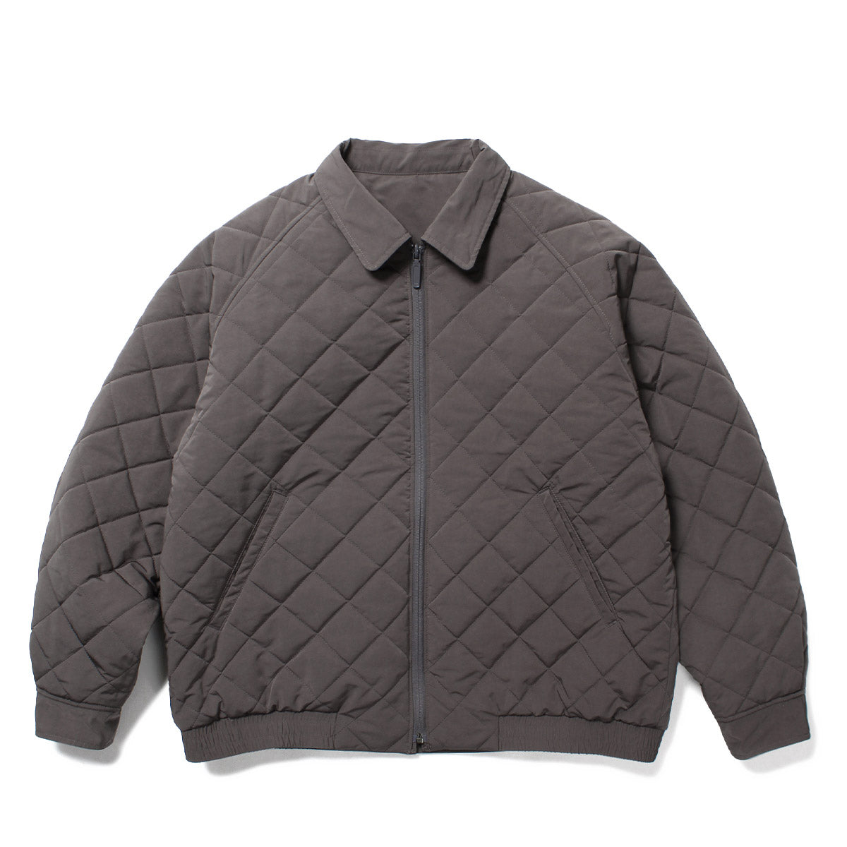 cabaret poval キャバレー ポバール Reversible Quilting Jacket リバーシブルキルティングジャケット  made in japan 日本製 グレー