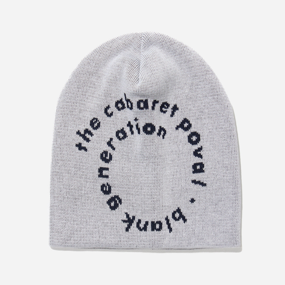 cabaret poval キャバレー ポバール Sidewalk Beanie サイドウォークビーニー  made in japan 日本製 グレー