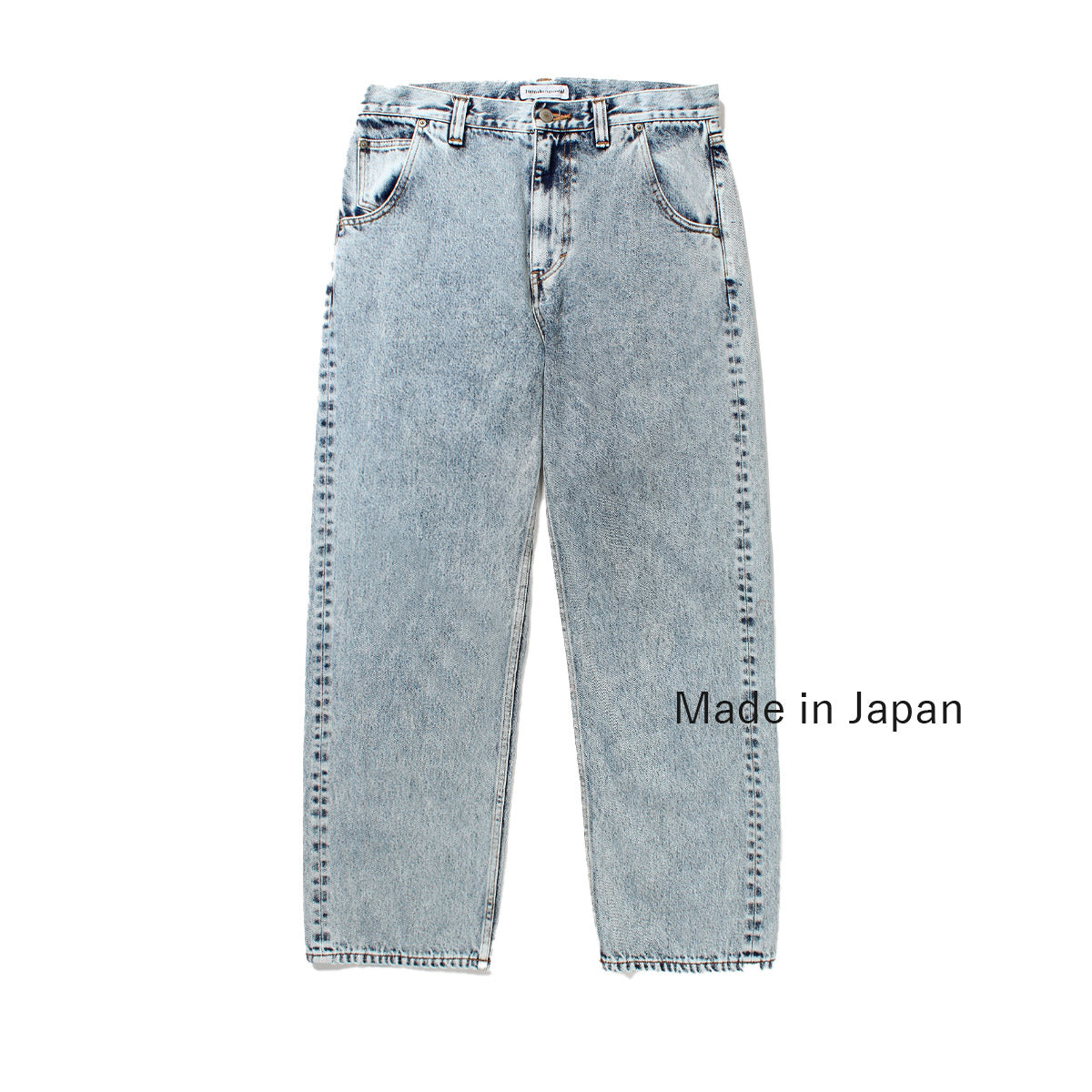 cabaret poval キャバレー ポバール Standard Jean Bleached スタンダードジーンズブリーチ  made in japan 日本製 ブルー