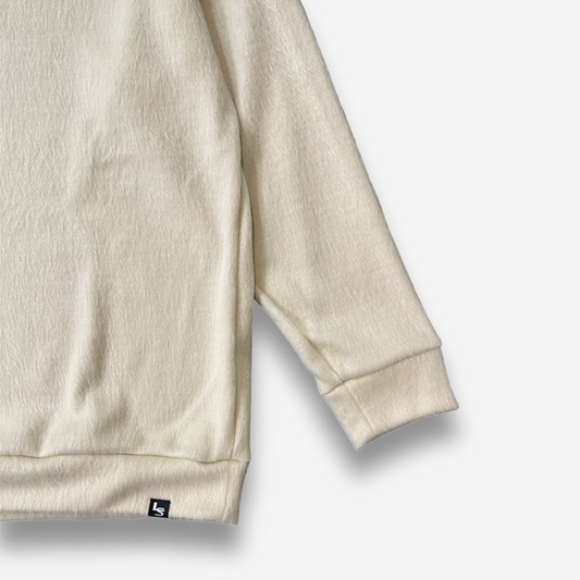 Liss / SHAGGY CREW NECK CUT&SEWN / BEIGE