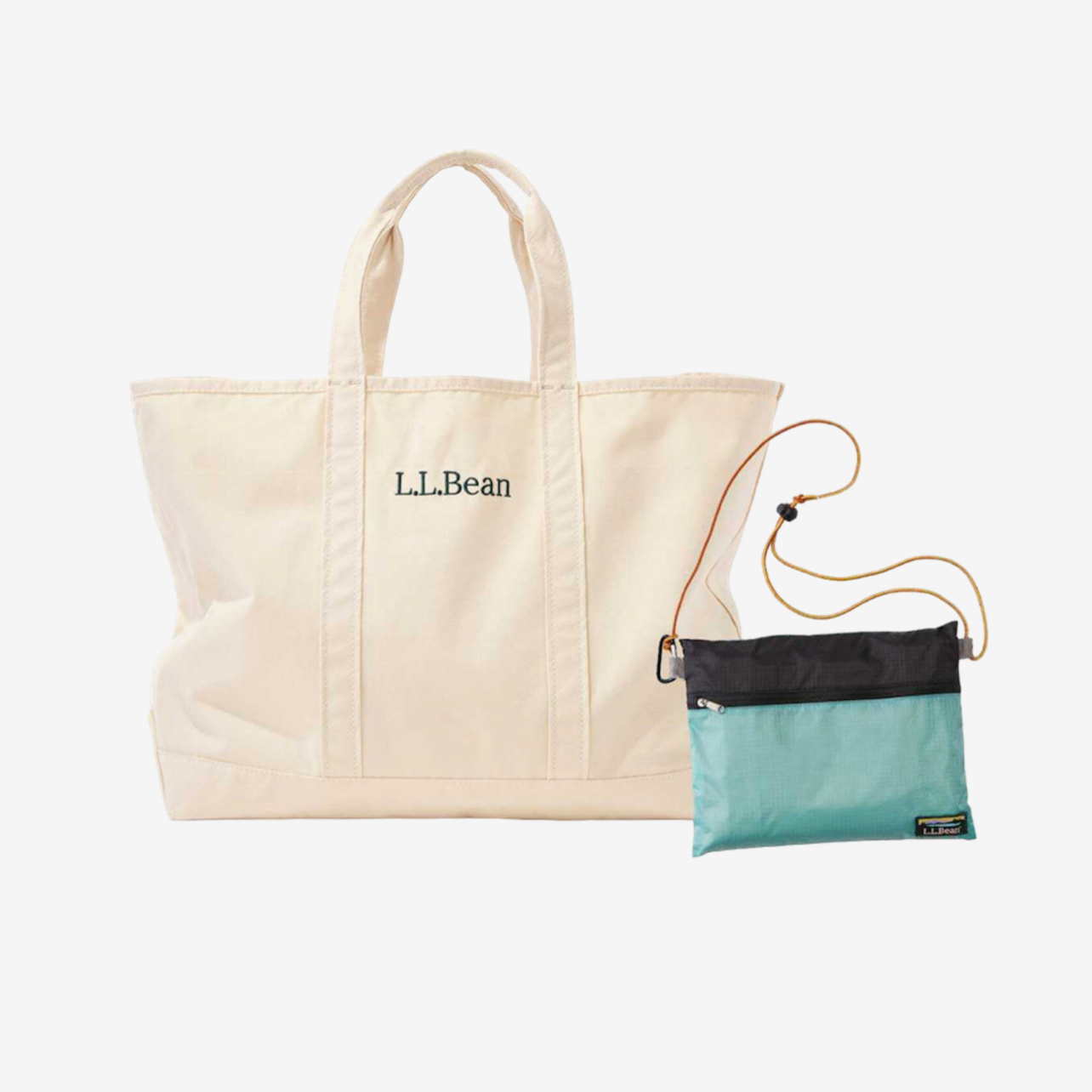 L.L Bean / Grocery tote with pouch