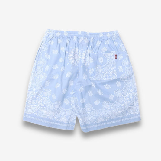 HIDE AND SEEK ハイドアンドシーク / Bandana Pattern Short(24ss) バンダナパターンショーツ / サックス