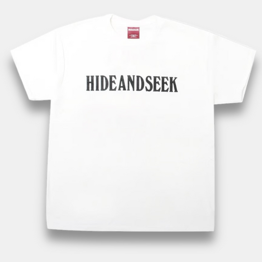 HIDE AND SEEK ハイドアンドシーク / Have a Hard Day S/S Tee(24ss) ハードデイ Tシャツ / ホワイト