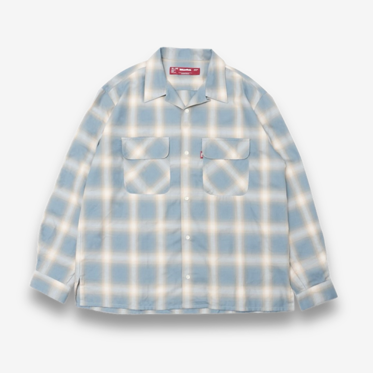 HIDE AND SEEK ハイドアンドシーク / Ombre Check L/S Shirt(24ss) オンブレ チェックシャツ / グリーン