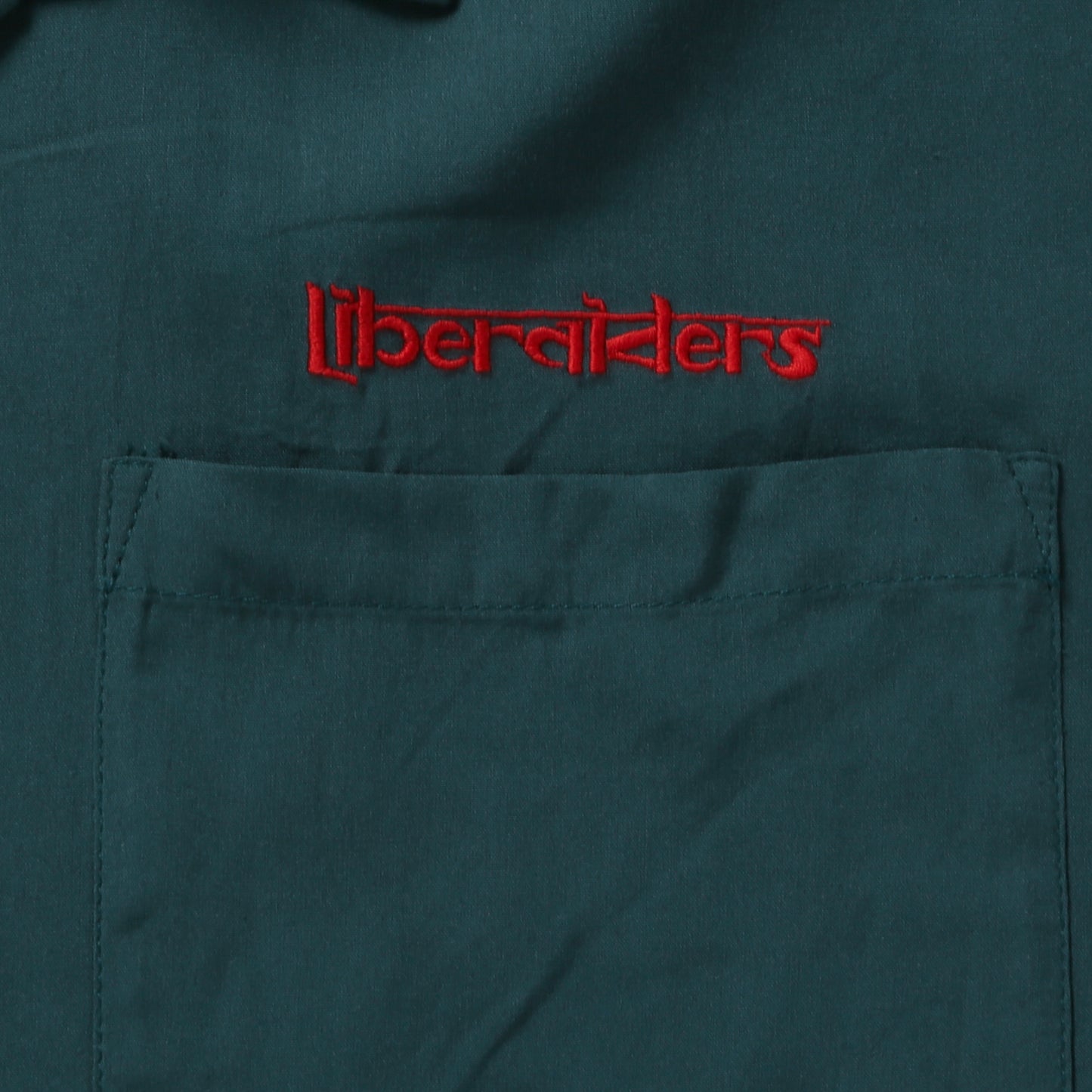 Liberaiders リベレイダース CNG RICKSHAW RAYON S/S SHIRT レイヨン 半袖 シャツ 70204 グリーン