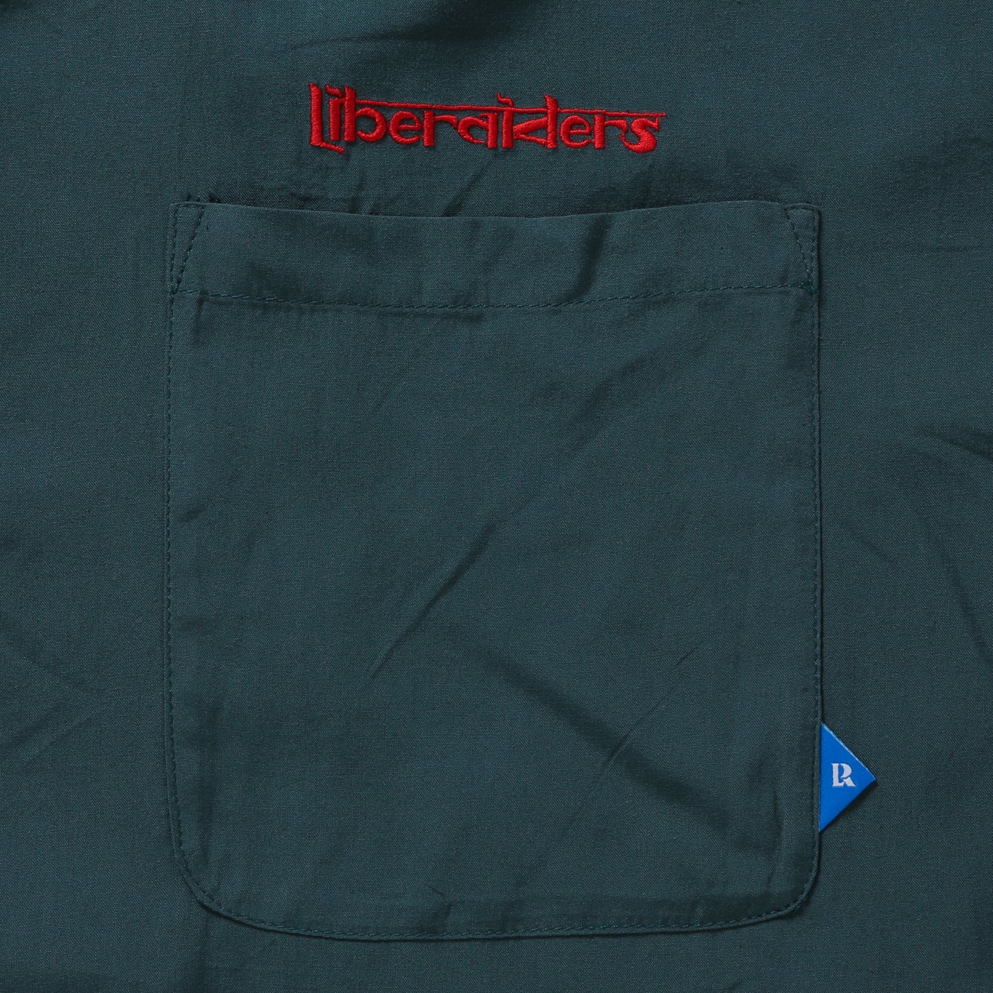 Liberaiders リベレイダース CNG RICKSHAW RAYON S/S SHIRT レイヨン 半袖 シャツ 70204 グリーン