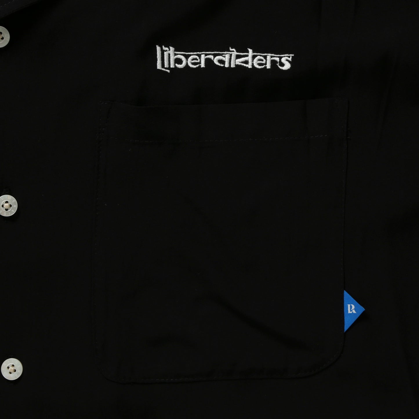 Liberaiders リベレイダース CNG RICKSHAW RAYON S/S SHIRT レイヨン 半袖 シャツ 70204 ブラック