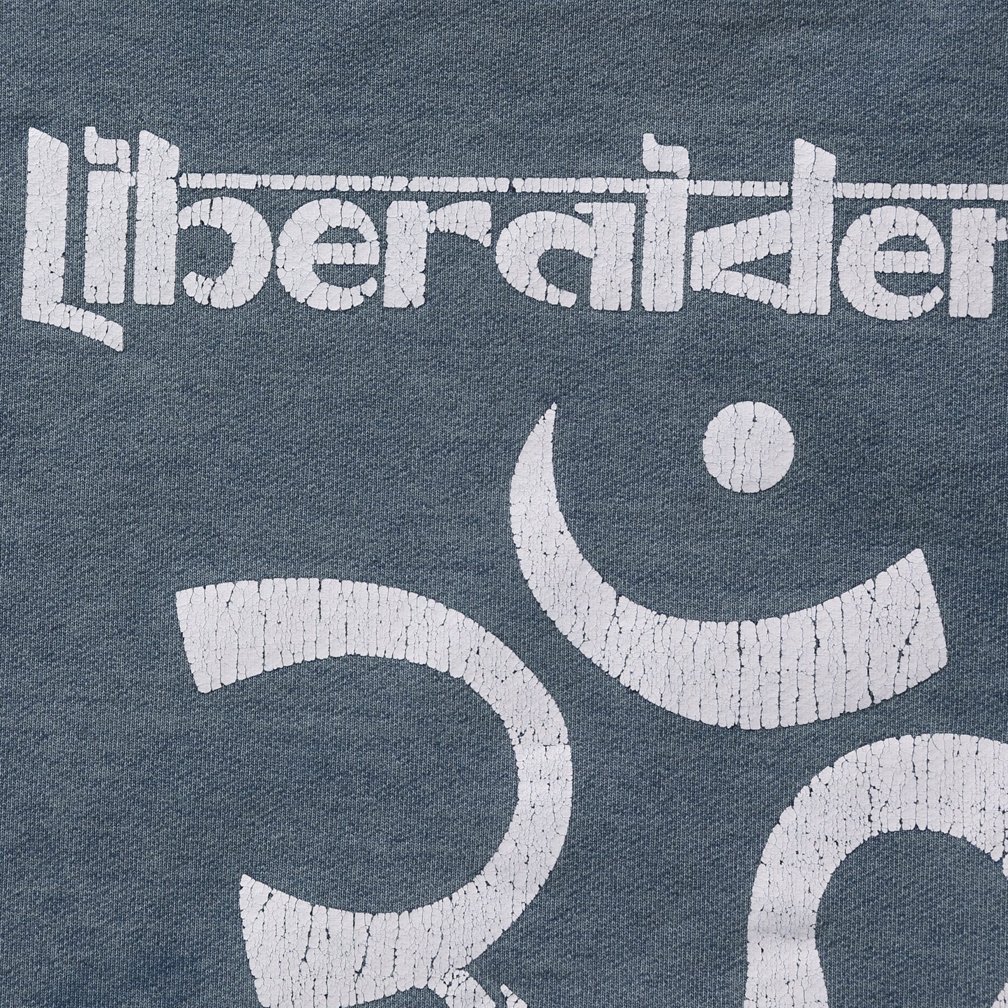 Liberaiders ® (リベレイダース)/ INDIGO DYED CREWNECK T 70307 INDIGO