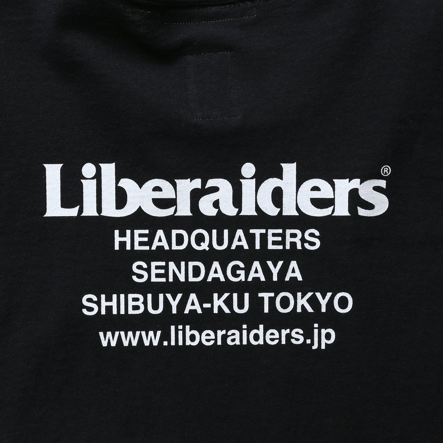 Liberaiders ®(リベレイダース) /HEADQUATERS L/S TEE 70504 / BLACK