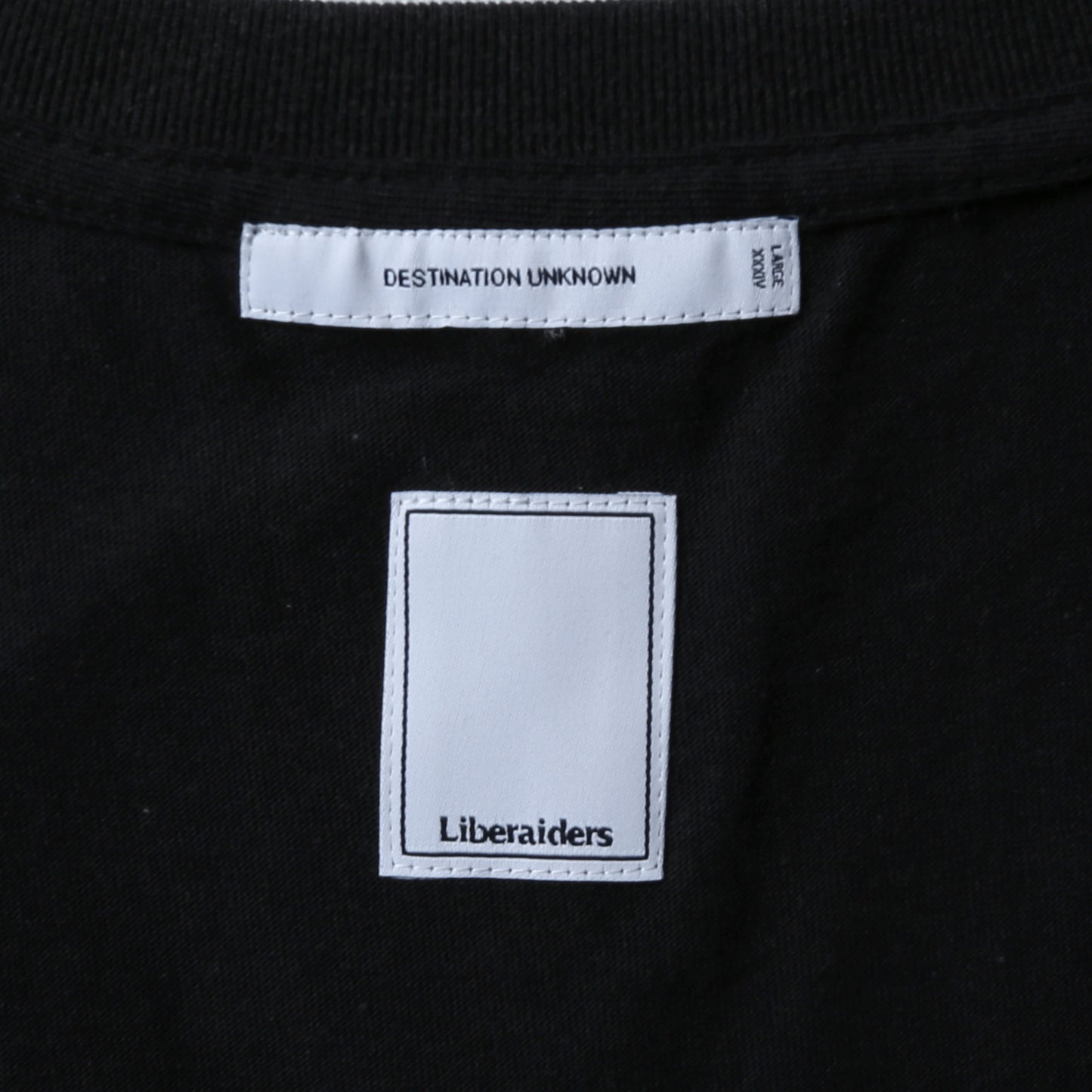 Liberaiders リベレイダース COLLEGE LOGO TEE カレッジロゴ Tシャツ 70612 ブラック