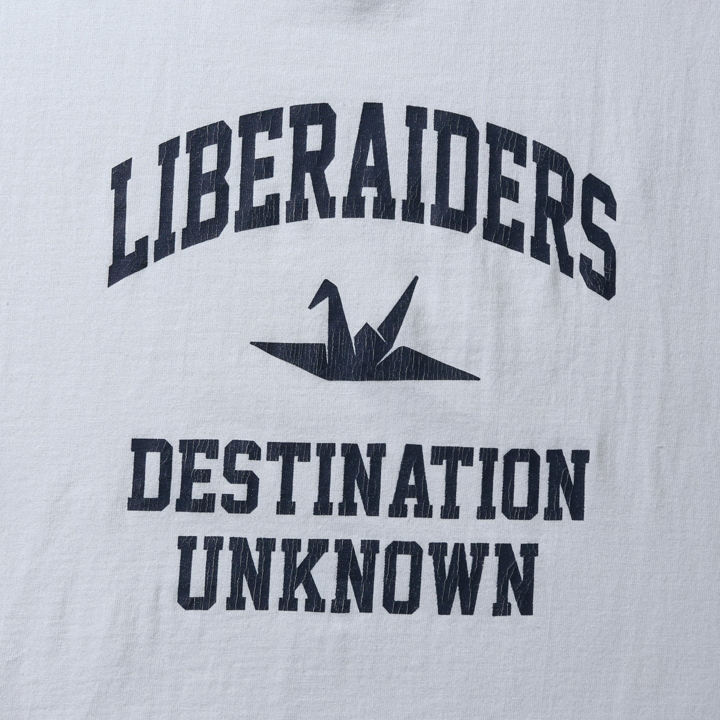 Liberaiders リベレイダース COLLEGE LOGO TEE カレッジロゴ Tシャツ 70612 ホワイト