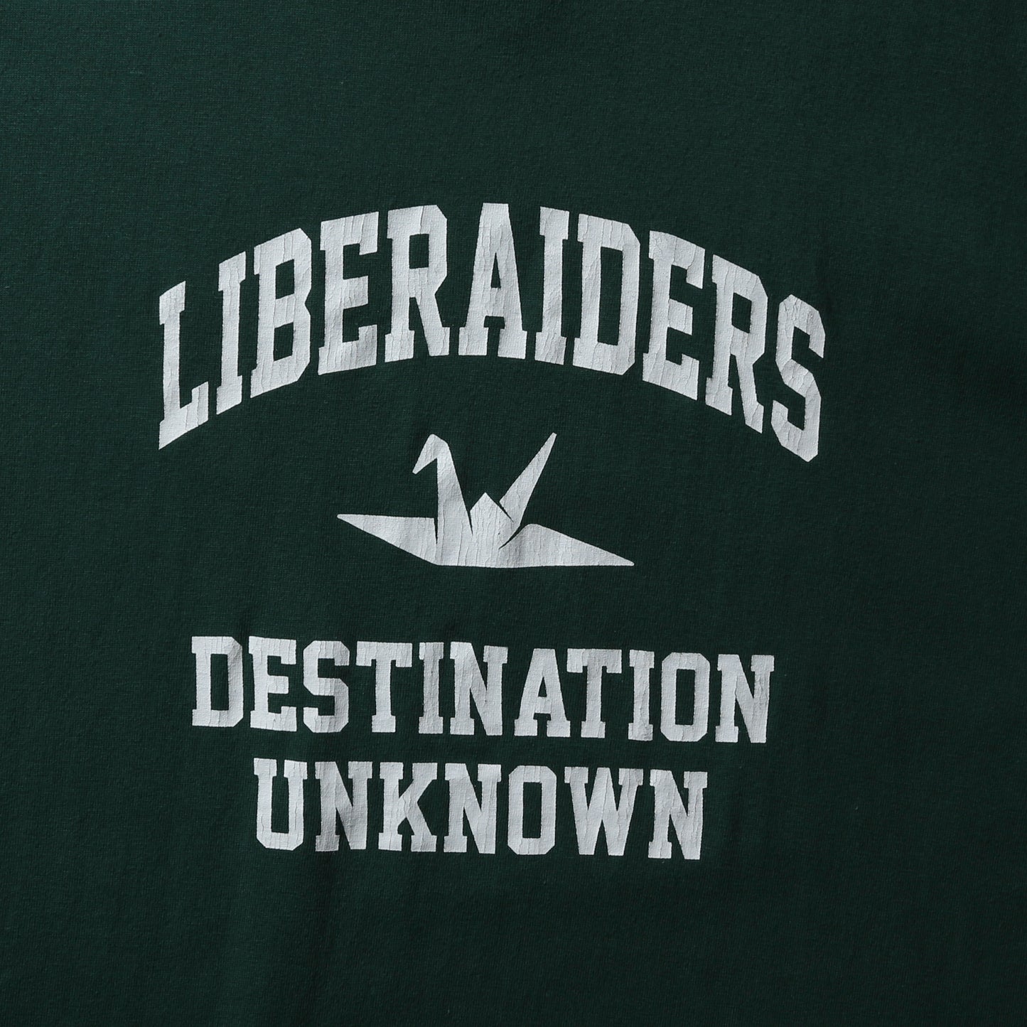 Liberaiders リベレイダース COLLEGE LOGO TEE カレッジロゴ Tシャツ 70612 グリーン