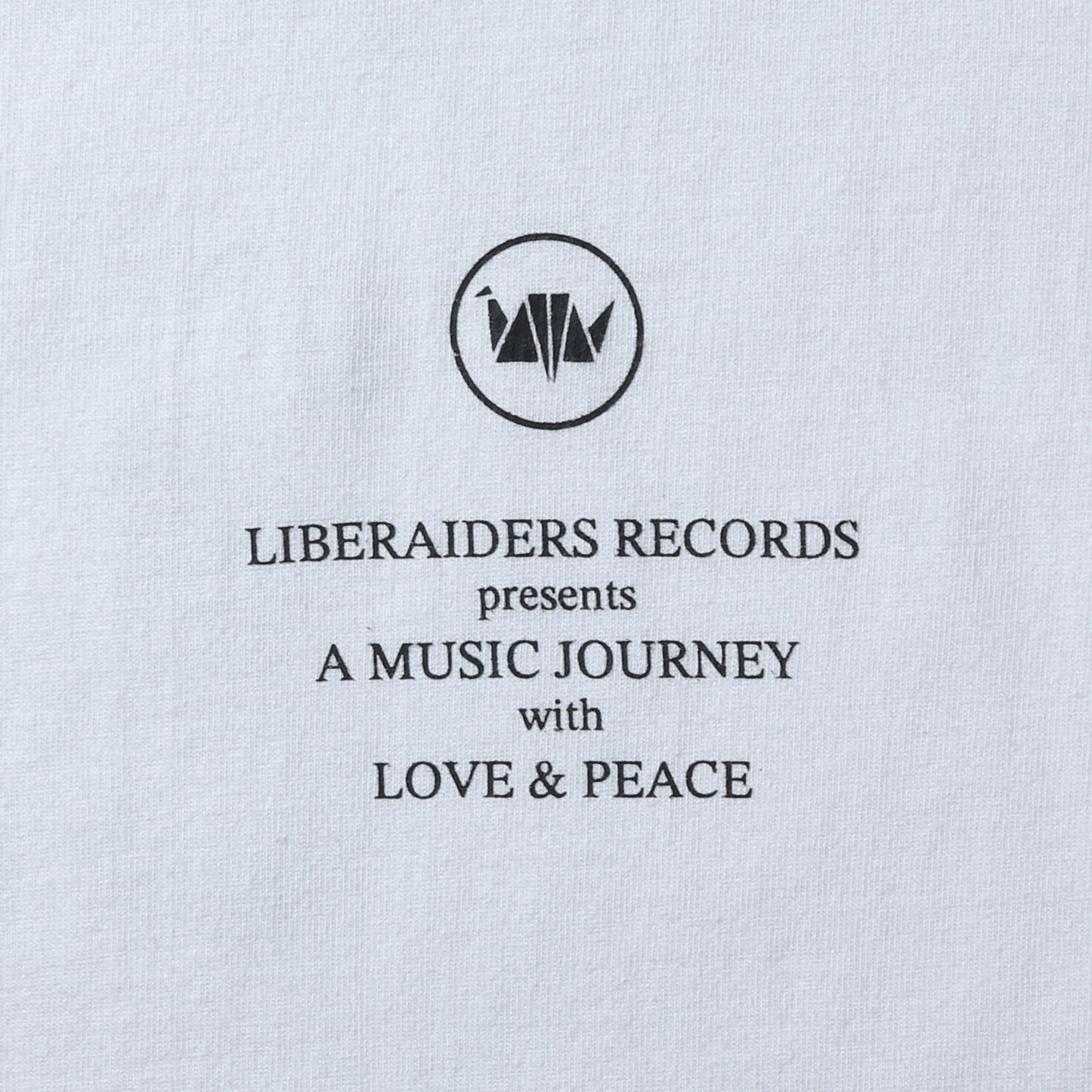 Liberaiders LIBERAIDERS RECORDS TEE リベ レイダース ヴィンテージ ライク T 70613 ホワイト