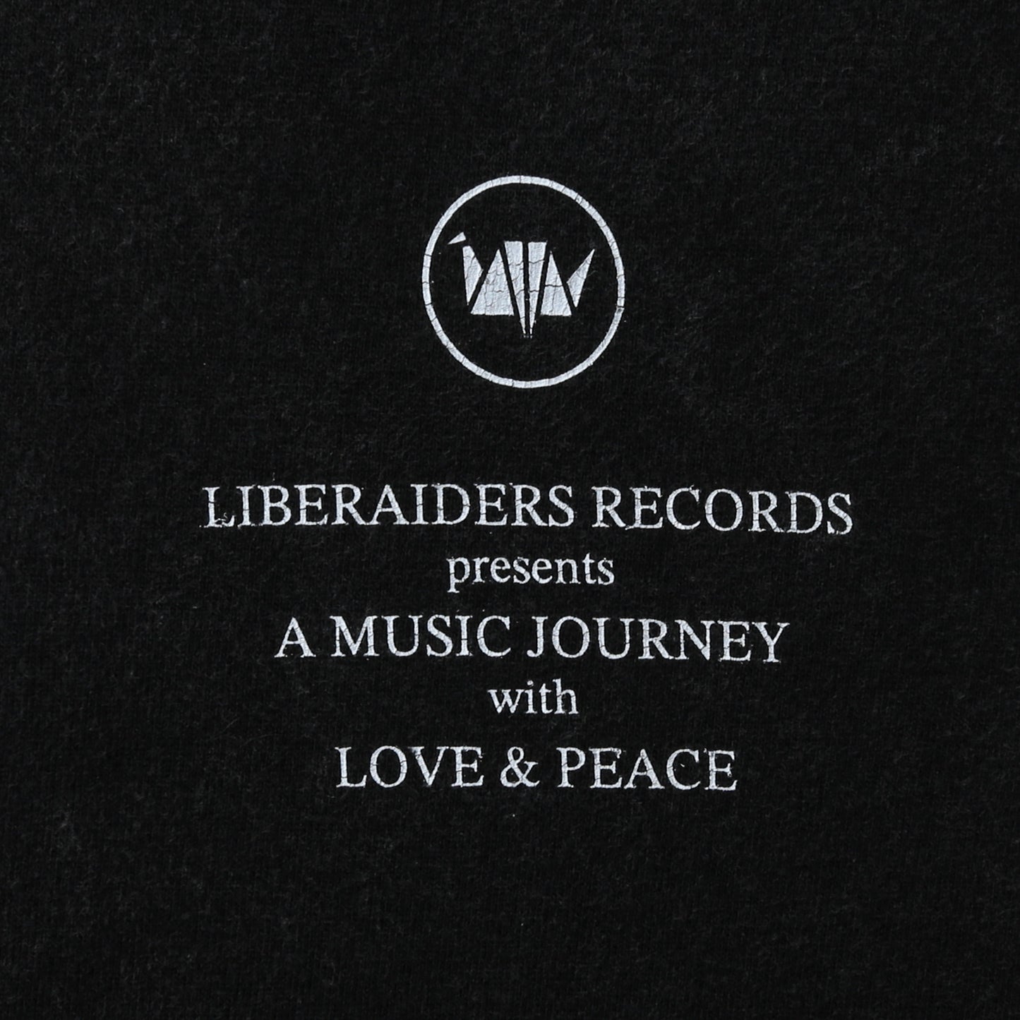 Liberaiders LIBERAIDERS RECORDS TEE リベ レイダース ヴィンテージ ライク T 70613 ブラック