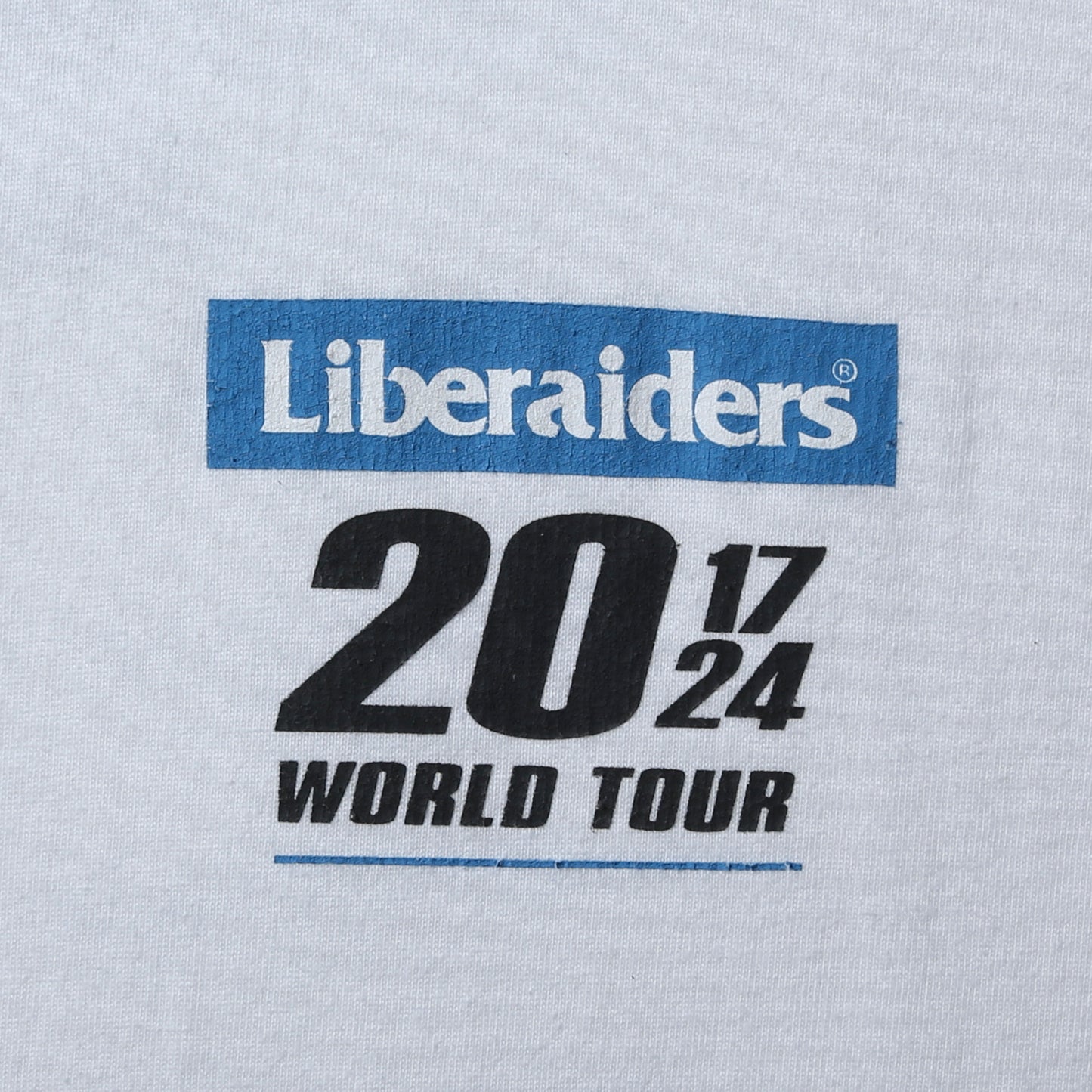 Liberaiders リベレイダース LIBERAIDERS 2024 TOUR TEE ツアー Tシャツ 70616 ホワイト
