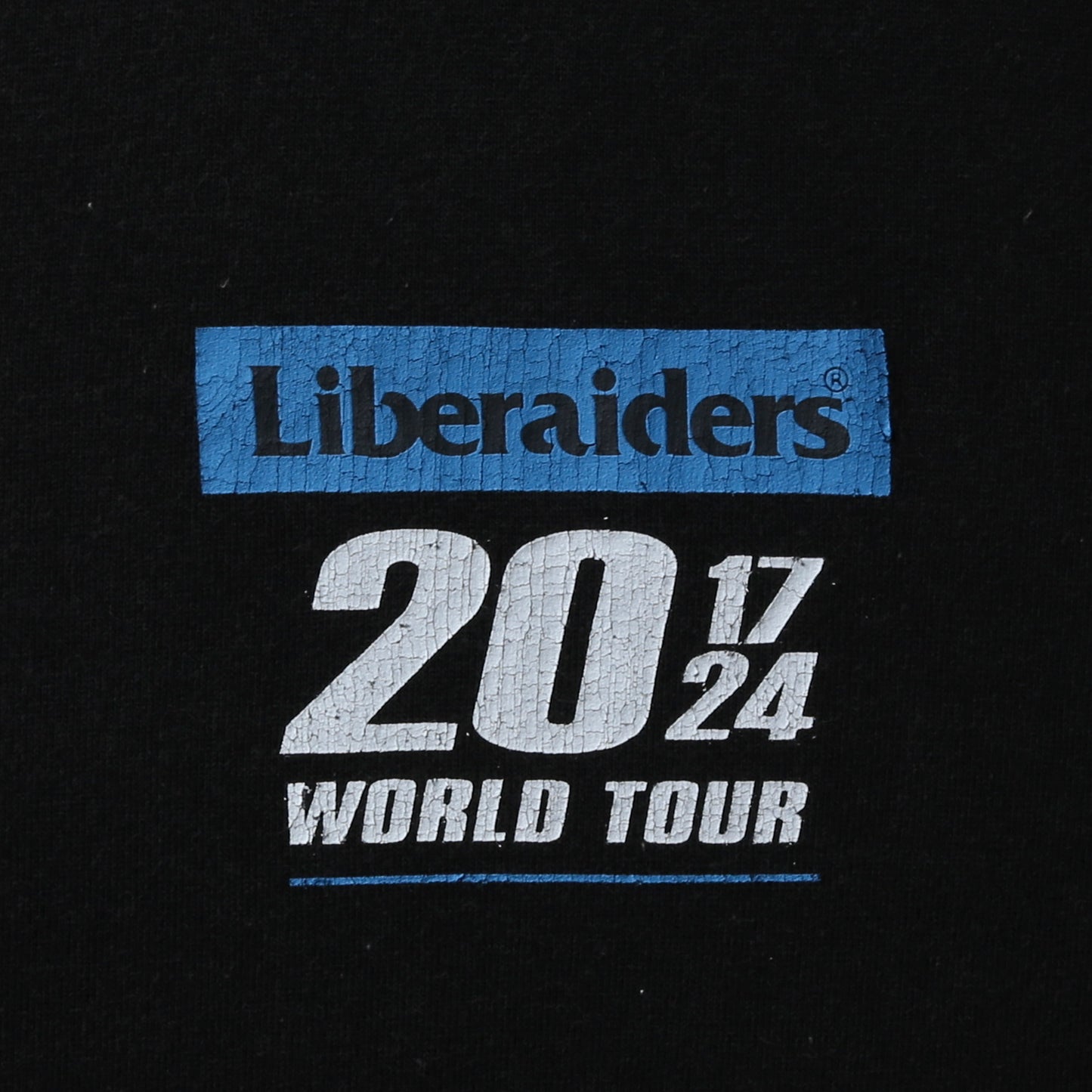 Liberaiders リベレイダース LIBERAIDERS 2024 TOUR TEE ツアー Tシャツ 70616 ブラック