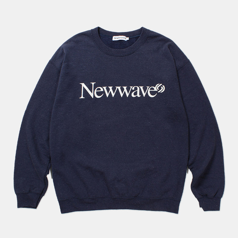 cabaret poval キャバレー ポバール Newwave Crewneck ニューウェーブ クルーネック ネイビー