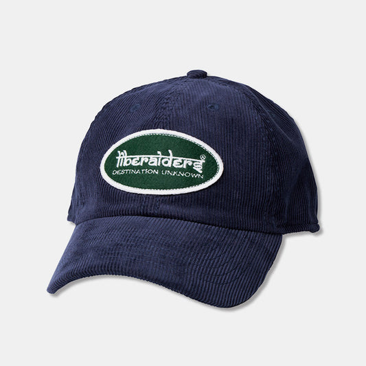 Liberaiders (リベレイダース) 24 F/W オーバルロゴコーデュロイキャップ OVAL LOGO CORDUROY CAP 78902 ネイビー