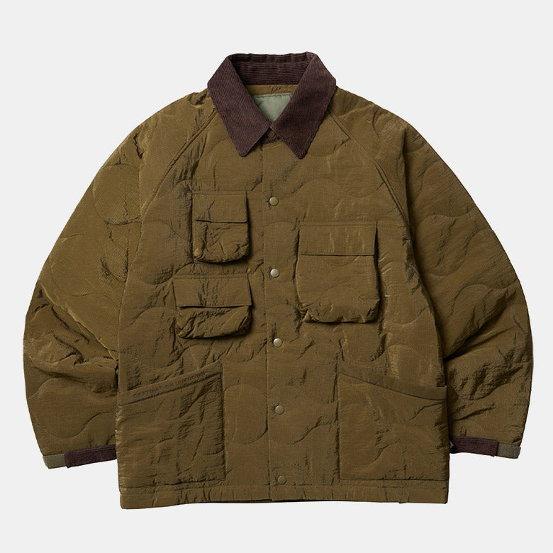 Liberaiders (リベレイダース) 24 F/W  キルティングミリタリージャケット QUILTED MILITARY JACKET オリーブ