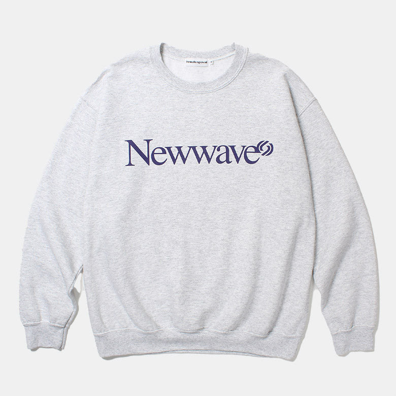 cabaret poval キャバレー ポバール Newwave Crewneck ニューウェーブ クルーネック アッシュ