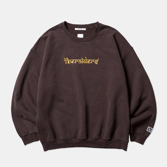 Liberaiders (リベレイダース) 24 F/W 刺繍 ロゴクルーネック EMBORIDERY LOGO CREWNECK 78311  ブラウン