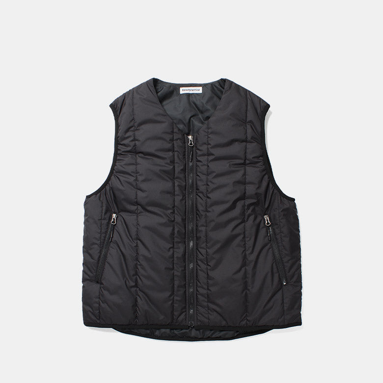 cabaret poval キャバレー ポバール Aircrew Puff Vest  エアクルーパフベスト  made in japan 日本製 ブラック