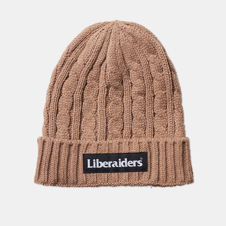 Liberaiders (リベレイダース) 24 F/W ケーブルニット キャップ CABLE KNIT CAP 78906  ベージュ