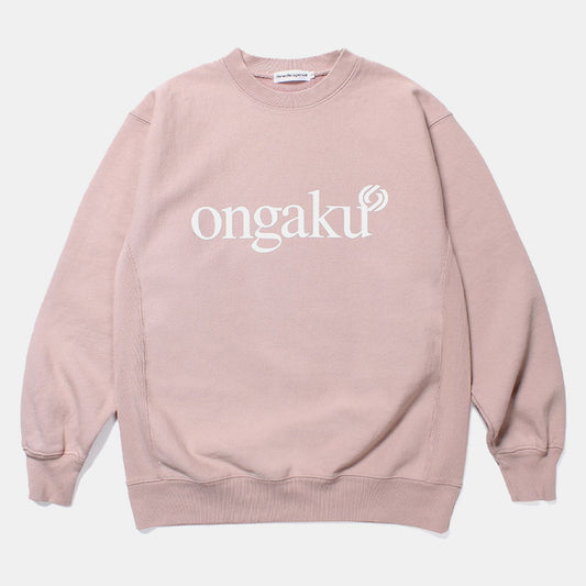 cabaret poval キャバレー ポバール maya ongaku crewneck sweatshirt マヤ音楽トレーナー スモーキーピンク