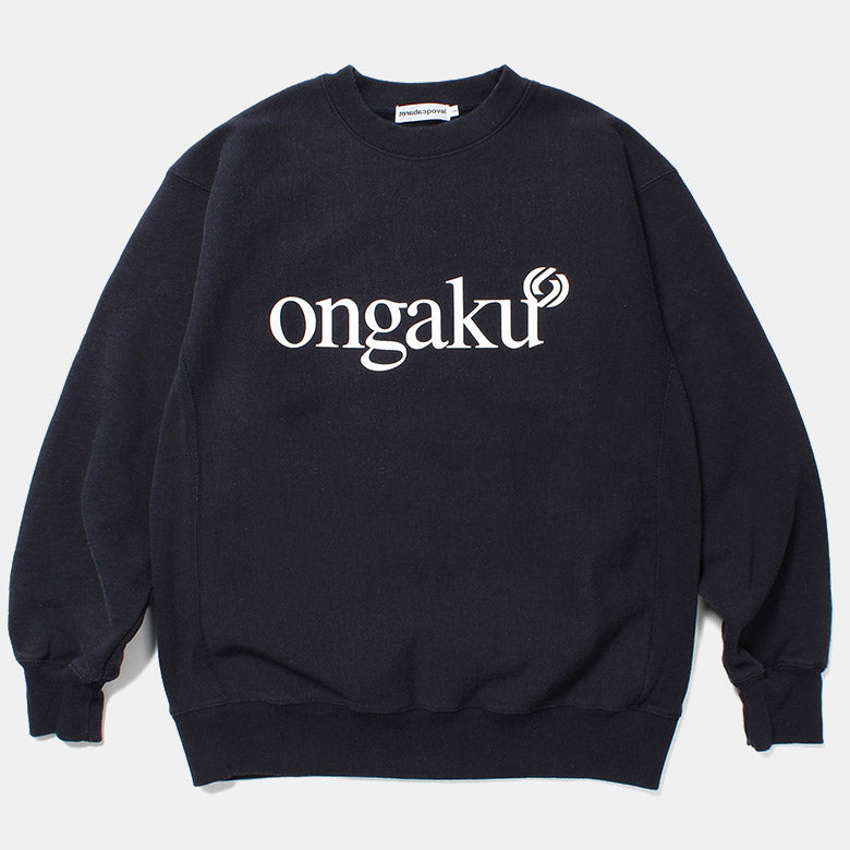 cabaret poval キャバレー ポバール maya ongaku crewneck sweatshirt マヤ音楽トレーナー ネイビー