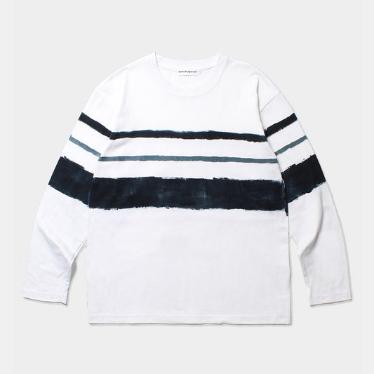 cabaret poval キャバレー ポバール Hand Dye Stripe Top 手染め ストライプ L/S ロンT