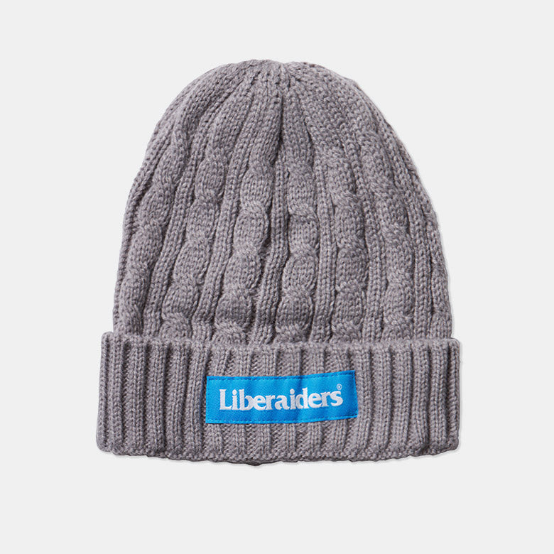 Liberaiders (リベレイダース) 24 F/W ケーブルニット キャップ CABLE KNIT CAP 78906 グレー