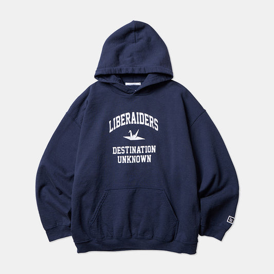 Liberaiders (リベレイダース) 24 F/W カレッジロゴ フーディー COLLEGE LOGO HOODIE 78307 ネイビー