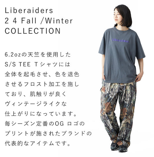 Liberaiders (リベレイダース) 24 F/W オージーロゴ Tシャツ OG LOGO TEE 78601 スレート