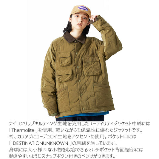 Liberaiders (リベレイダース) 24 F/W  キルティングミリタリージャケット QUILTED MILITARY JACKET オリーブ