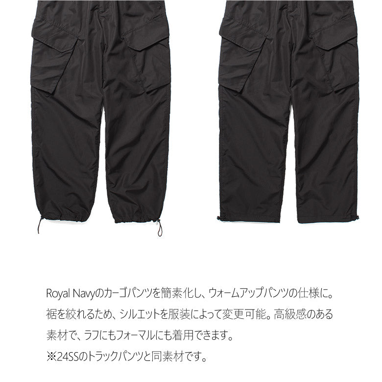 cabaret poval キャバレー ポバール Track Cargo Pants  トラックカーゴパンツ  made in japan 日本製  ブラック