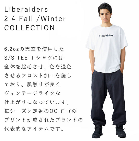 Liberaiders (リベレイダース) 24 F/W オージーロゴ Tシャツ OG LOGO TEE 78601 ホワイト