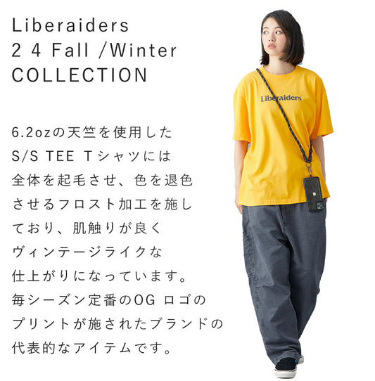 Liberaiders (リベレイダース) 24 F/W オージーロゴ Tシャツ OG LOGO TEE 78601 イエロー