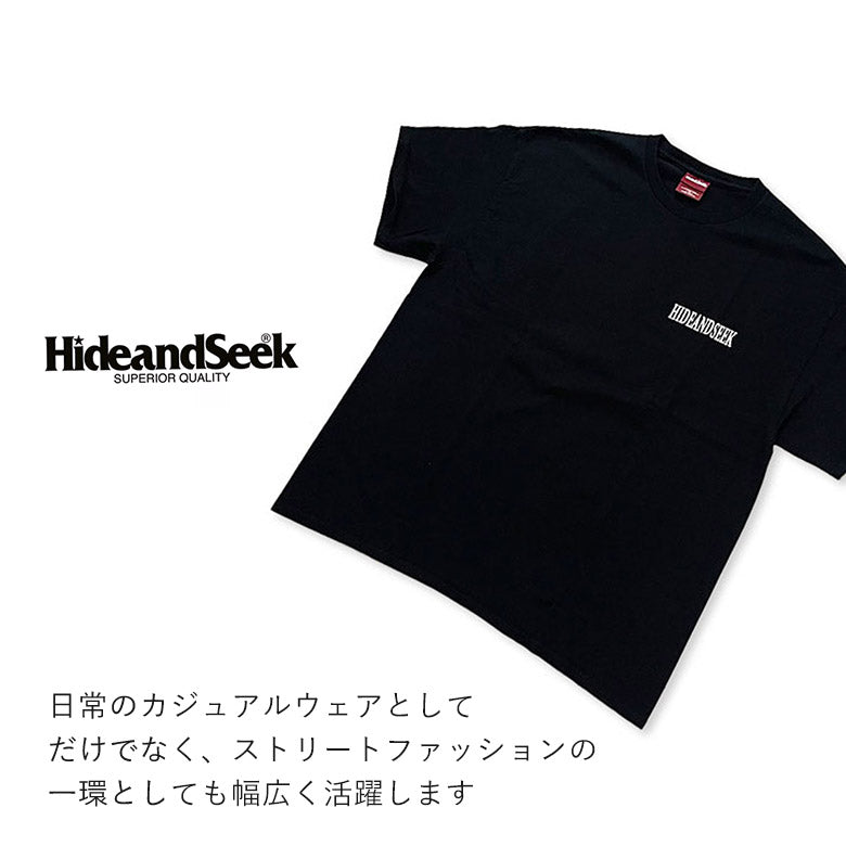 HIDE AND SEEK ハイドアンドシーク HORSE ホースデザインTシャツ S/S TEE / BACK