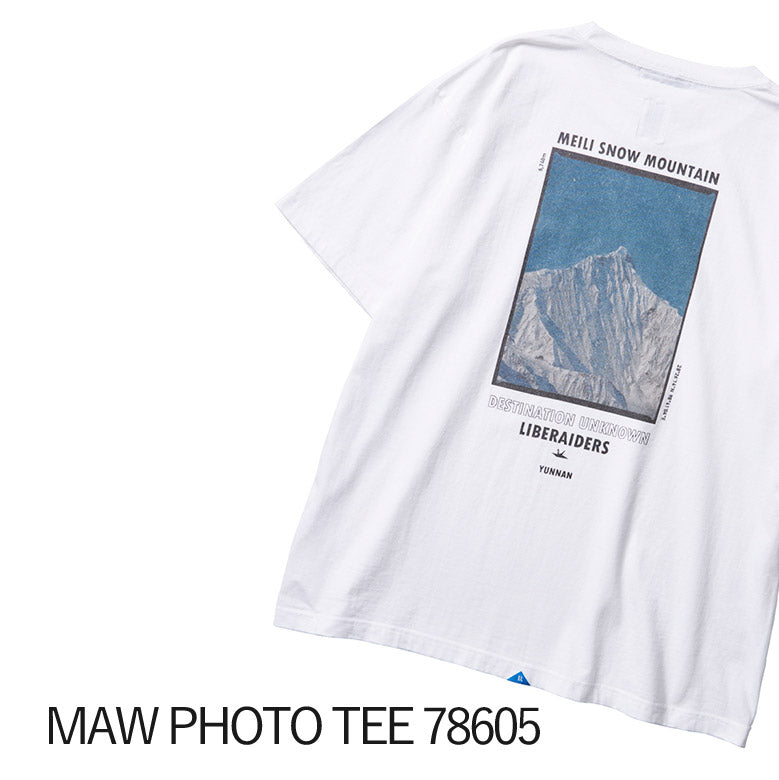 Liberaiders (リベレイダース) 24 F/W MAW フォトTシャツ MAW PHOTO TEE 78605 ホワイト