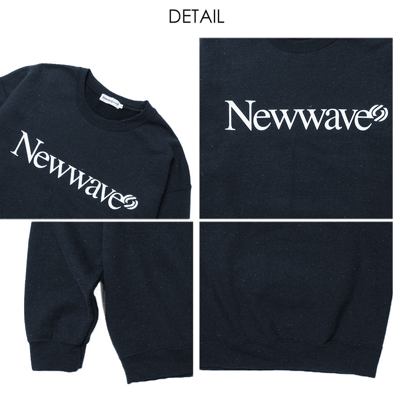 cabaret poval キャバレー ポバール Newwave Crewneck ニューウェーブ クルーネック ネイビー