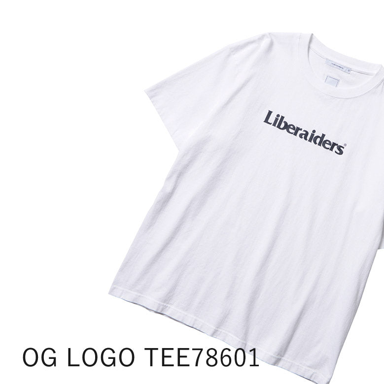 Liberaiders (リベレイダース) 24 F/W オージーロゴ Tシャツ OG LOGO TEE 78601 ホワイト