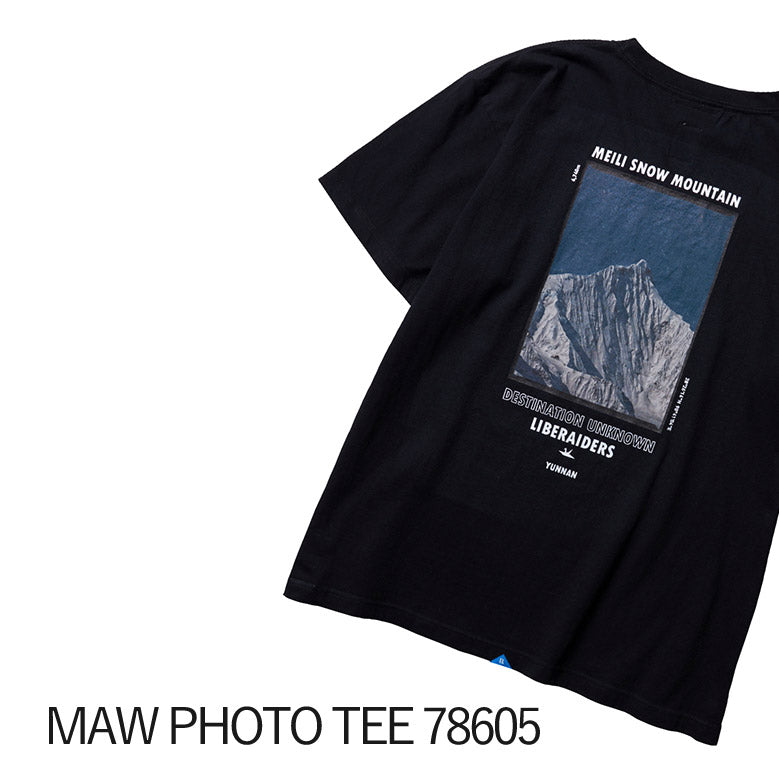 Liberaiders (リベレイダース) 24 F/W MAW フォトTシャツ MAW PHOTO TEE 78605 ブラック