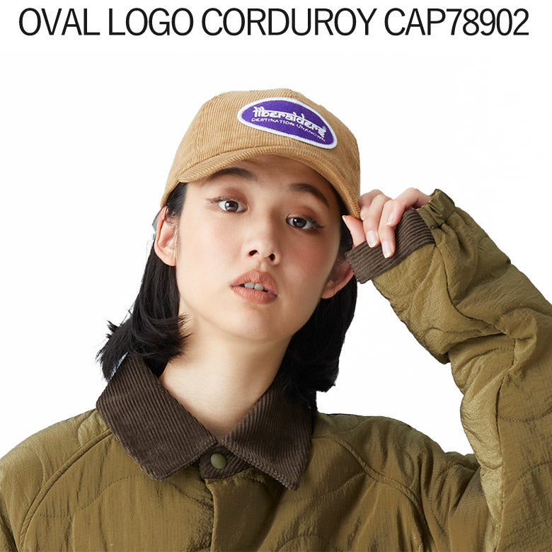 Liberaiders (リベレイダース) 24 F/W オーバルロゴコーデュロイキャップ OVAL LOGO CORDUROY CAP 78902 ベージュ