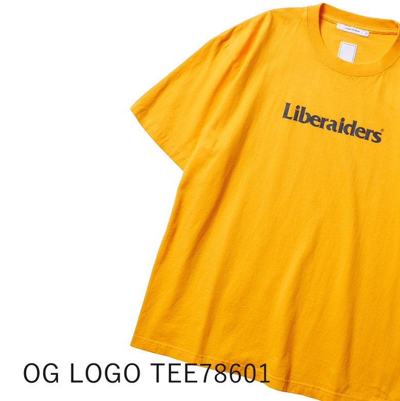 Liberaiders (リベレイダース) 24 F/W オージーロゴ Tシャツ OG LOGO TEE 78601 イエロー