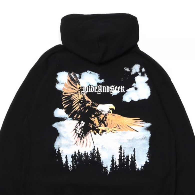 HIDE AND SEEK (ハイドアンドシーク) Eagle Hooded Sweat Shirt イーグルパーカー