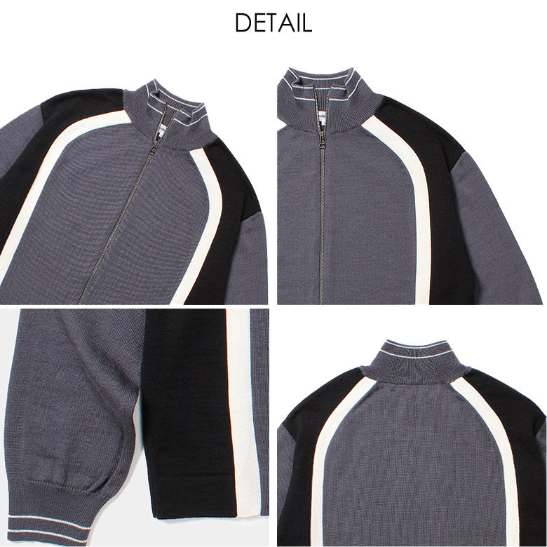 cabaret poval キャバレー ポバール Ski Knit  スキーニット ZIPニット  made in japan 日本製