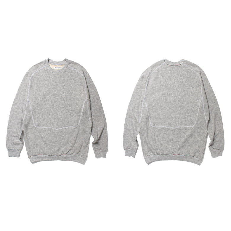 cabaret poval キャバレー ポバール Fabien Sweatshirt  ファビアン スウェットシャツ  made in japan 日本製 グレー