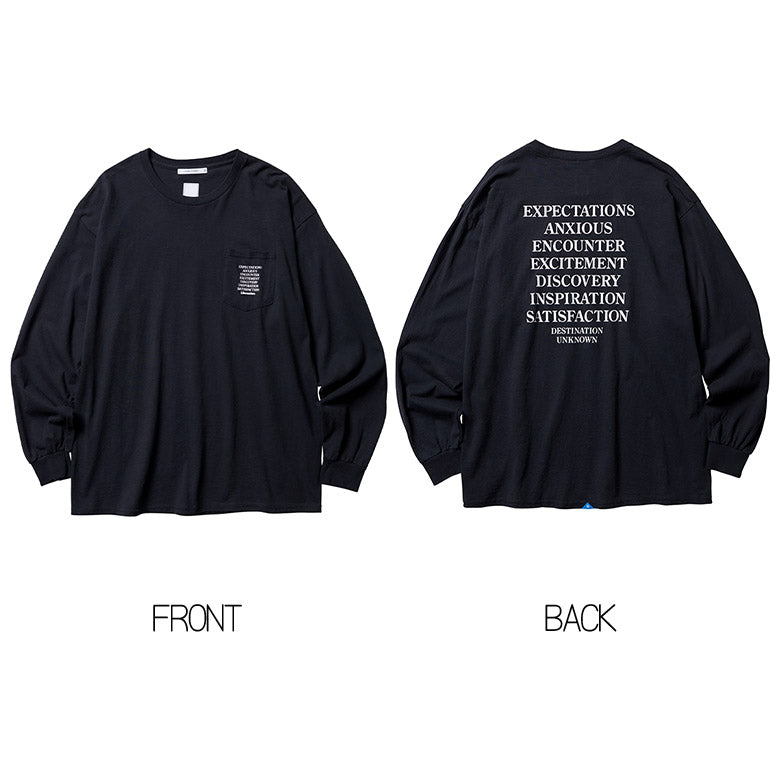 Liberaiders (リベレイダース) 24 F/W ポケットロンT POCKET L/S TEE 78502 ブラック